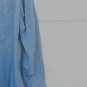 Land's End Men's Trim Fit Blue Long Sleeve Shirt Button Down Cotton Blend 013
