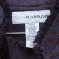 Sag Harbor Women's Purple Career Blazer Jacket Lined Size 12   004
