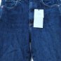 ZARA Blue Women's Cropped Jeans Mid Rise Split Hem Slim Size 4   015