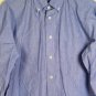 Port Authority Blue Men's Dress Shirt Long Sleeve Button Down Large 003