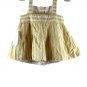 Max Studio Stripe White Yellow Girls Spaghetti Strap Dress 2T 052