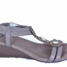 Bandolino B Flexible Women's BDHIBANNA Slides Wedges Rhinestones Size 10 M