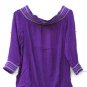 International Concepts Purple Paradise Women's Top Blouse Off Shoulder Large 015