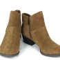 Jessica Simpson Darbey Ankle Booties Brown Suede Side Zip Size 8.5 M