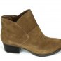 Jessica Simpson Darbey Ankle Booties Brown Suede Side Zip Size 8.5 M