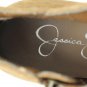 Jessica Simpson Darbey Ankle Booties Brown Suede Side Zip Size 8.5 M