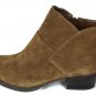 Jessica Simpson Darbey Ankle Booties Brown Suede Side Zip Size 8.5 M