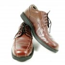 Bass Mitchell Men's Shoes Brown Leather Oxford Lace Up Square Toe 10.5 Medium