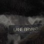 Lane Bryant Brown Faux Fur Women's Sleeveless Vest Blazer Size 18/20 006