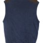 Chaps Blue Men's Sleeveless Vest Front Zip Closure Size XL 007