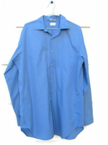 J Crew Long Sleeve Dress Shirt Button Up 80s 2 Fly 100% Cotton Large 161/2  007