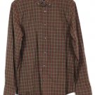 George Plaid Multicolor Men's Long Sleeve Dress Button Down Medium 014