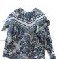 Clara's Collection Wearable Art Knit Floral Multicolor Poncho Size Large