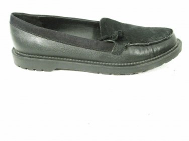 Kenneth Cole Reaction Women's Shoes Black Weylon Away Tassel Slip On Loafer 10 M