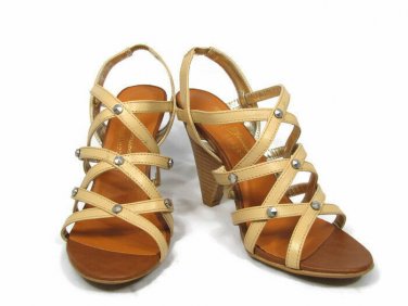 Matt Bernson Special Project Nude Leather Women's Gladiator Sandals 8M