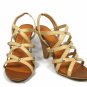 Matt Bernson Special Project Nude Leather Women's Gladiator Sandals 8M