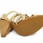 Matt Bernson Special Project Nude Leather Women's Gladiator Sandals 8M