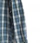 IZOD Blue Green Plaid Men's Dress Shirt Long Sleeve Button Down Medium 002