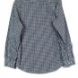 Croft & Barrow Check Blue White Check Men's Dress Shirt Long Sleeve L 003
