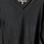 Josephine Chaus Black Stretch Women's 3/4 Shirt Pullover V Neck Size 1  019