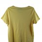 Crazy Horse Yellow Women's Short Sleeve Casual Top Blouse Pullover 2 008
