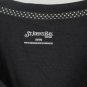 St John's Bay Black Women's V Neck Top Shirt Pullover Short Sleeve 2X 023