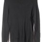 Cherokee Black Women's Long Sleeve Pullover Shirt V Neck 1X 033 W