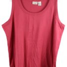 St John's Bay Red Women's Tank Top Pullover 1X 059