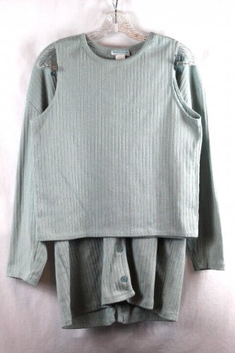 Mark Fore & Strike Blue Women's Cardigan Sweater and Sleeveless Top 2Pc L 057