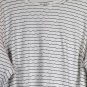 Rafael White Black Women's Stretch Pullover Long Sleeve Top Blouse 2X 036