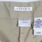 Emma James Stretch Tan Women's Cropped Pants Size 20W 048