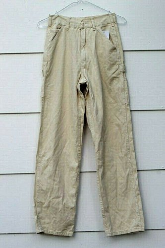 JGALT RRO78 Cream Boys Carpenter Pants Size Small  009