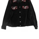 Stonebridge Black Women's Long Sleeve Blouse Button Up Size 2X 039