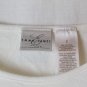 Emma James White Women's Casual Shirt Short Sleeve Beads 2 057