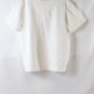 Emma James White Women's Casual Shirt Short Sleeve Beads 2 057