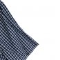 Merona Blue White Check Men's Dress Shirt Short Sleeve Large 002