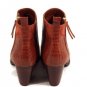 Bella Vita Women's Brown Faux Leather Heels Side Zip Size 9.5 W