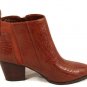 Bella Vita Women's Brown Faux Leather Heels Side Zip Size 9.5 W