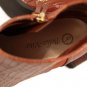 Bella Vita Women's Brown Faux Leather Heels Side Zip Size 9.5 W