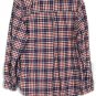 Chaps Multicolor Check Men's Dress Shirt Long Sleeve Button Down Large 004