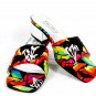 Diane Gilman Women's Open Toe Sandals Slides Floral Sequins Pattern Size 5 1/2"