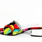 Diane Gilman Women's Open Toe Sandals Slides Floral Sequins Pattern Size 5 1/2"