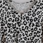 Longyuan Women's Sleeveless Top Animal Print Pattern Pullover Large 038