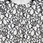 Gibson Latimer White Black Women's Lace Floral Top Blouse Lined XL 042