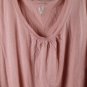 St John's Bay Pink Women's Top Blouse Long Sleeve Pullover 2X 061