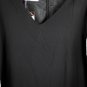 Belongsci Black Women's Shift Dress Bell Sleeve V Neck Large 028