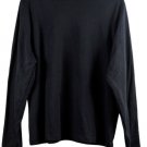 Croft & Barrow Black Women's Long Sleeve Shirt Pullover 1X 059