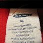 Old Navy 100% Polyester Women's Red Fleece Jacket Quarter Zip Size XL 002