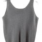 Christine Phillipe Gray Metallic Women's Sleeveless Top Blouse Pullover Large 20