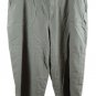 Sag Harbor Green Women's Cropped Pants Front Zip Closure 22W 056